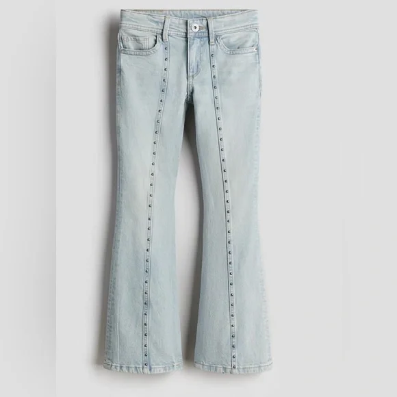 H&M Light Wash Flare Jeans - Picture 3 of 10